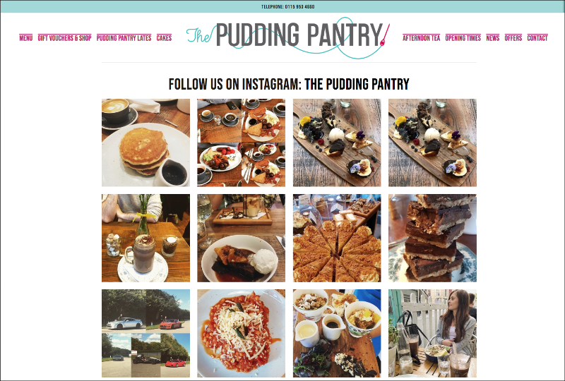 The Pudding Pantry Instagram