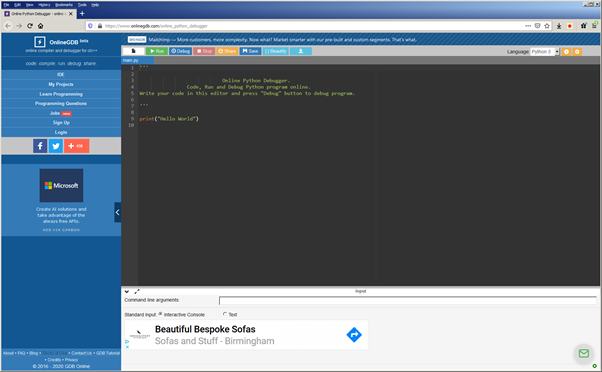 An intermediate guide to debugging C code with online GDB C