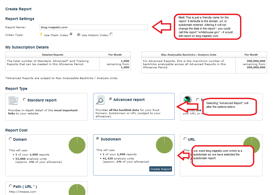 Get a list of pages on your site with links from other sites.