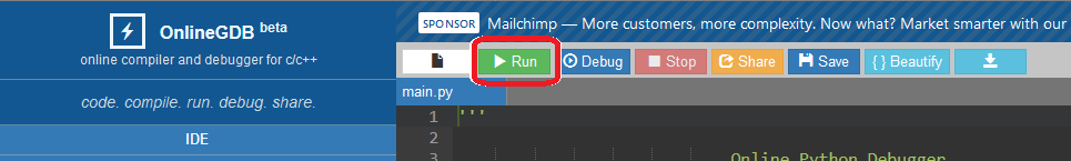 An intermediate guide to debugging C code with online GDB C