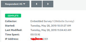 The Form Response used when Fred first contacted Dixon