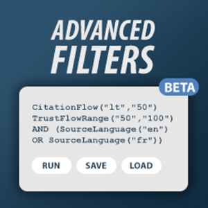 Advanced Filters Beta