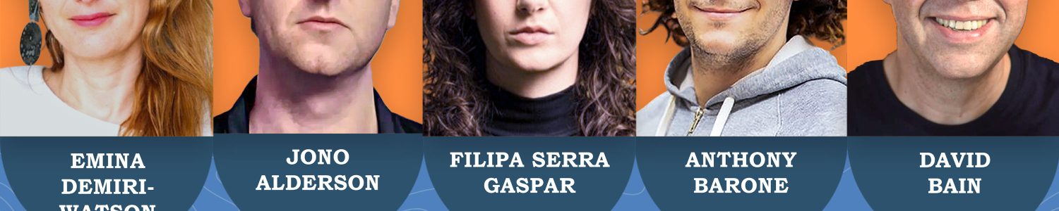 Promo image for an episode of the Majestic SEO podcast about "A Sneak Prieview of SEO in 2026" with guests Emina Demiri-Watson, Jono Alderson, Filipa Serra Gaspar and Anthony Barone with host David Bain.